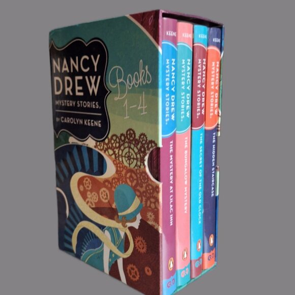 Nancy Drew Mystery Stories Books 1-4 by Carolyn Keene (2015) Box Set NIB - Picture 6 of 7